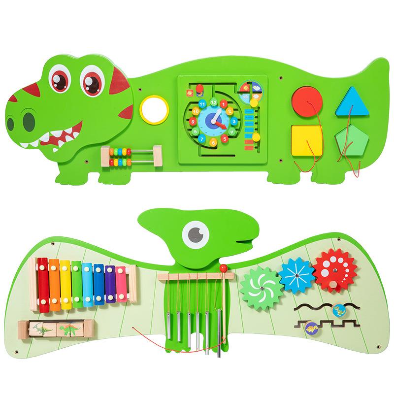 幼儿园科学区墙面教具早教益智区恐龙音乐启蒙动手能力训练玩具