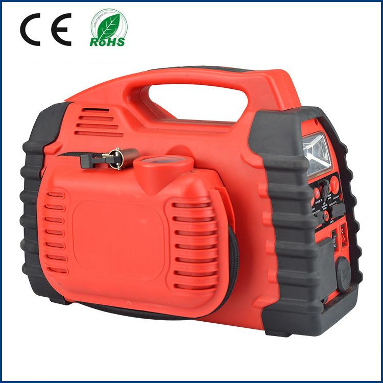汽车应急电源户外便携式7合一应急电源12V/220V双电源汽车充气泵