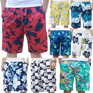 大裤 夏大码 男宽松加肥加大胖子5分裤 纯棉短裤 衩全棉运动6xl 沙滩裤