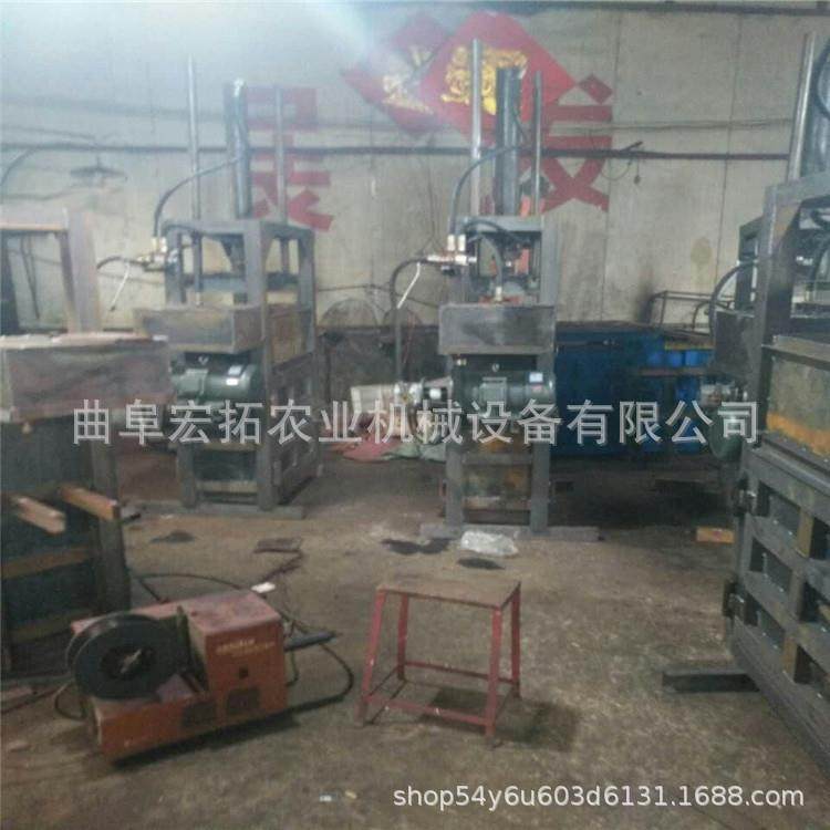 废纸箱大棚膜稻草打包机油漆桶废铁压块机海绵金属边角料打捆机
