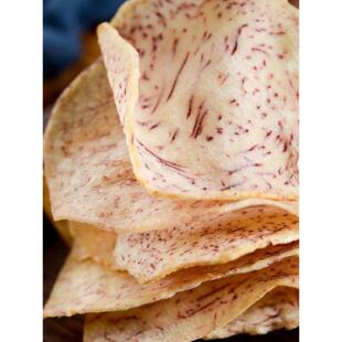 青柠味香芋脆片网红芋头片椒盐原切香芋脆芋酥片薄脆干年货小零食