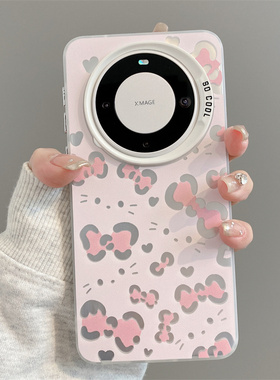 小众适用华为MATE80pro手机壳女70/60卡通蝴蝶结猫咪nova14磨砂彩银13/12硅胶荣耀400软pura80/70/50pro可爱