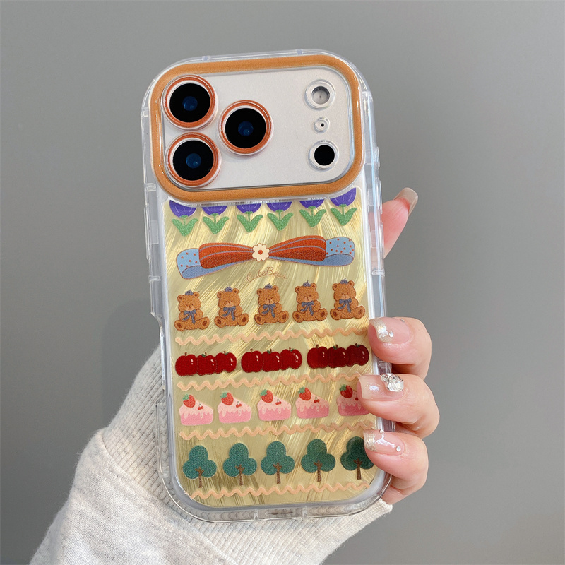 苹果17手机壳可爱小熊