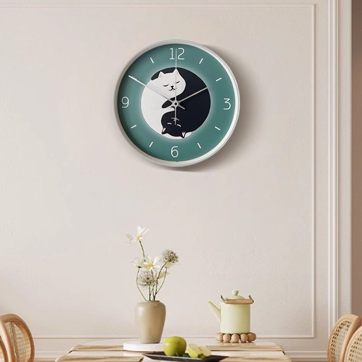 钟表挂钟客厅2024新款轻奢网红创意简约现代大气家用装饰挂墙时钟