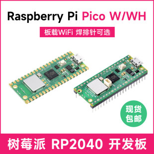 树莓派Raspberry Pi Pico W Wifi无线版本 RP2040微控制器开发板
