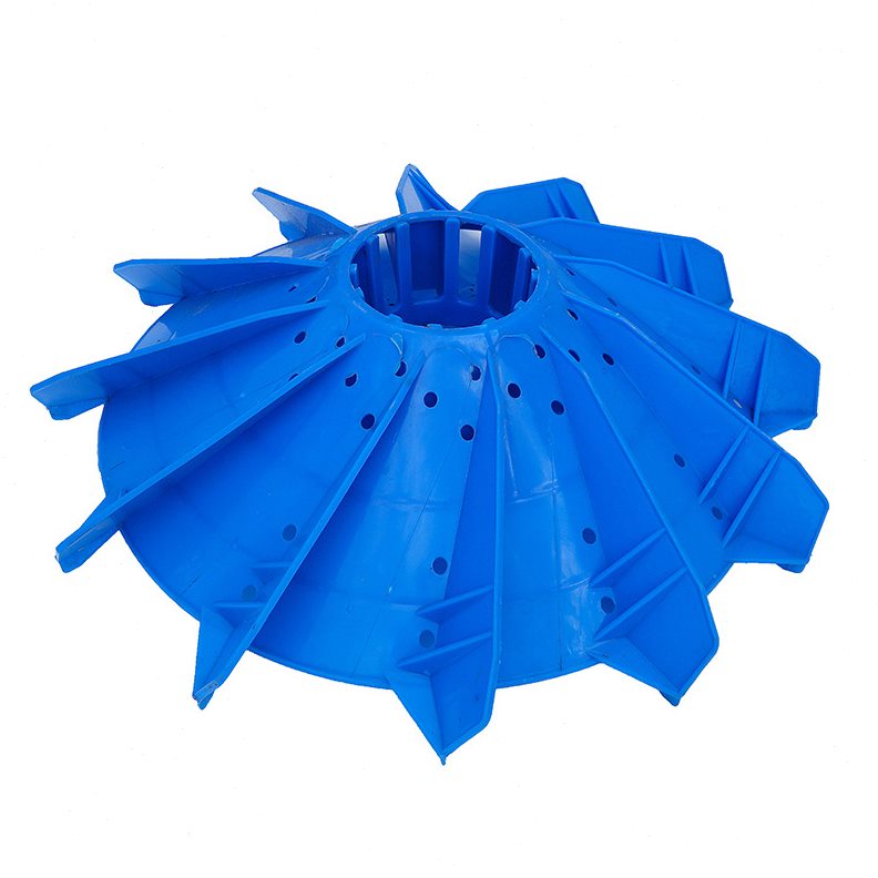 厂家直供叶轮式氧机专用塑料叶轮 鱼塘养殖氧泵叶轮配件