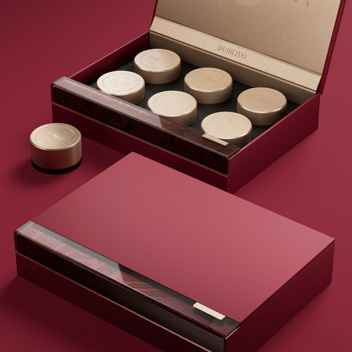 大师作小罐茶礼盒空盒绿茶野生古树红茶茶叶包装盒岩小罐茶盒空盒