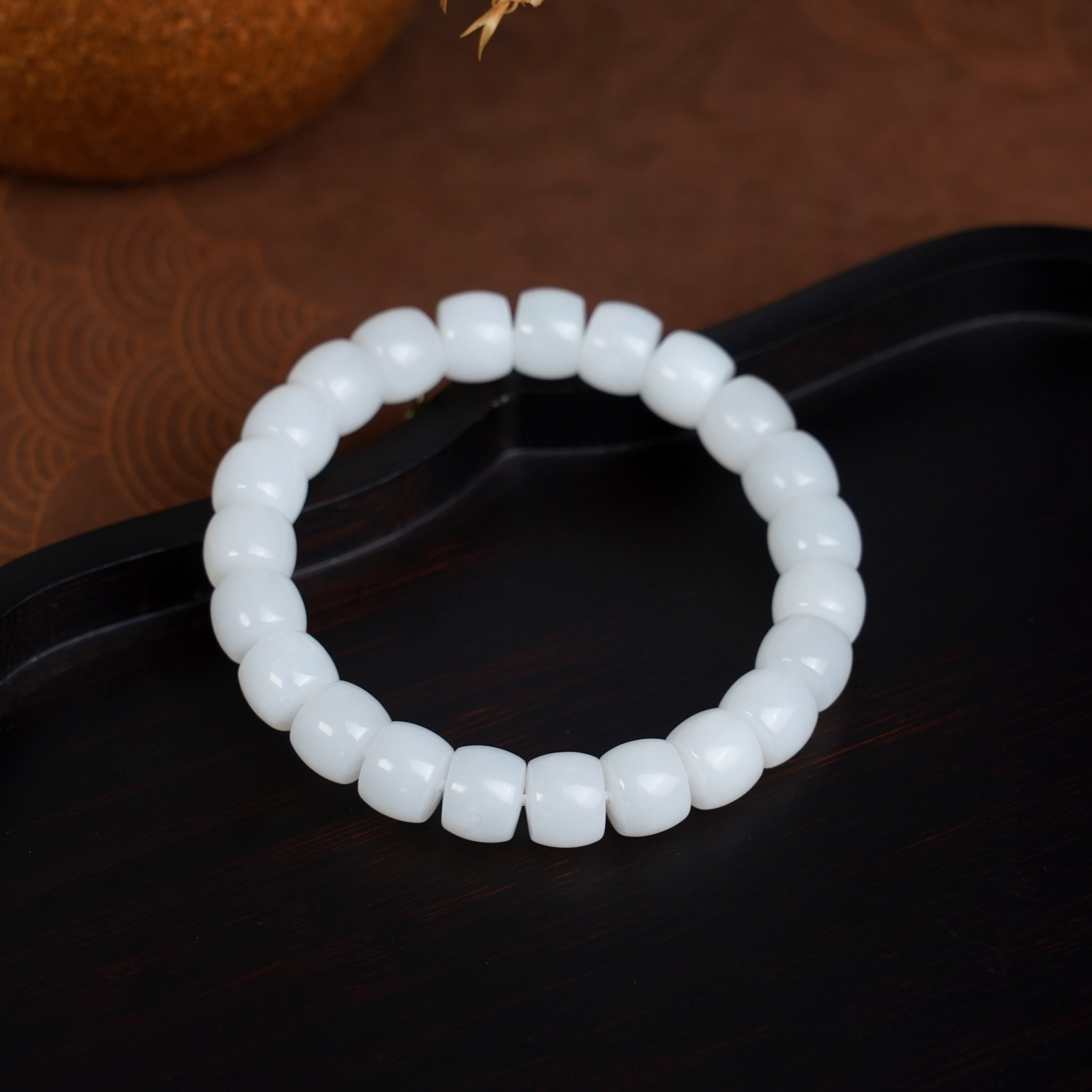 Winnie专属 ·龙老板珠宝和田玉直切手串