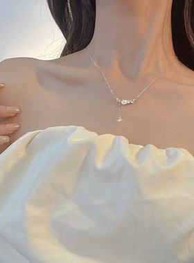 花间喜饰纯银项链女轻奢小众高级感锁骨链送朋友闺蜜生日礼物