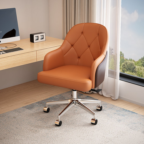 家用电脑椅轻奢女生卧室宿舍化妆学习椅现代简约舒适旋转升降椅子