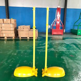 户外羽毛球网架室外简易便携式支架移动比赛标准ABS羽毛球柱