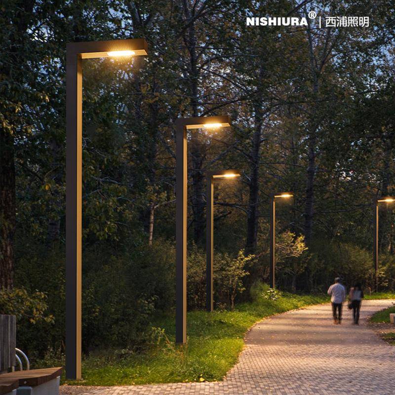 厂家简约现代户外LED庭院灯小区公园广场道路景观庭院灯防水路灯