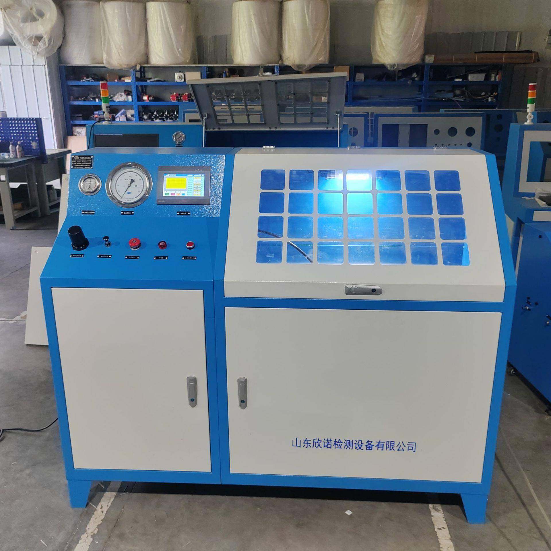 气动高压工件耐压爆破值测试PLC控制静压试验台