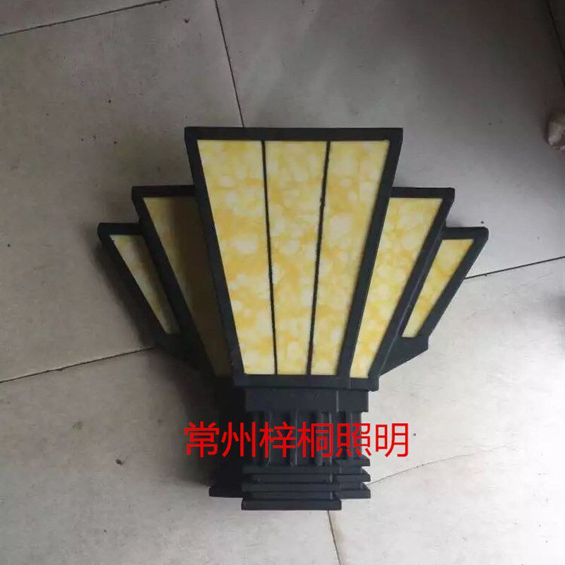 仿云石灯大堂酒店别墅墙壁迎宾灯户外欧式壁灯高档室外仿古灯