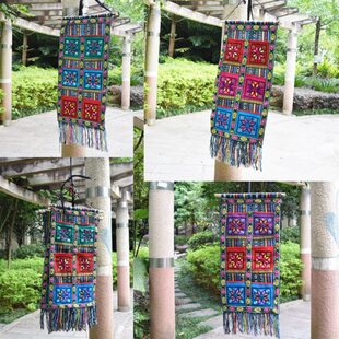 民族风小信插挂袋广西壮锦壁挂三月三布置装饰手工信袋酒吧收纳袋