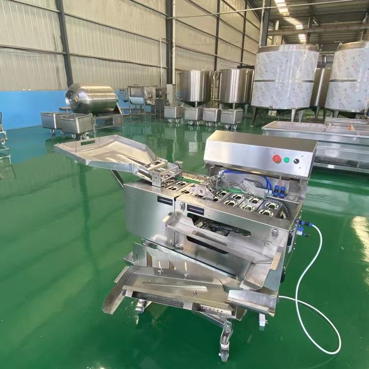 全自动敲蛋机不锈钢双排敲蛋机蛋糕房食品厂打蛋机全蛋液敲蛋机