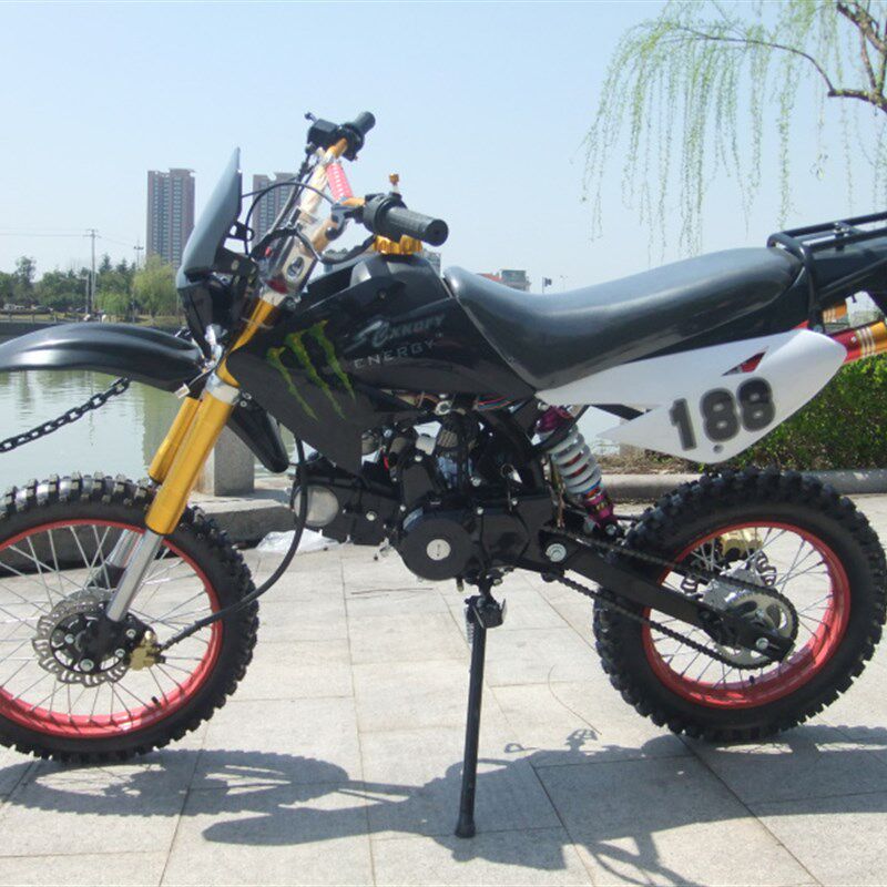 大越野摩托车 新款 静音排气管 大灯 高配越野车 125 后加粗减震