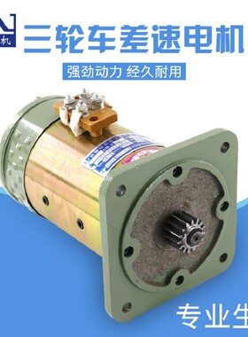 电动三轮车电机有刷直流串励电机窑厂拉坯工地工程车48v60v1120w