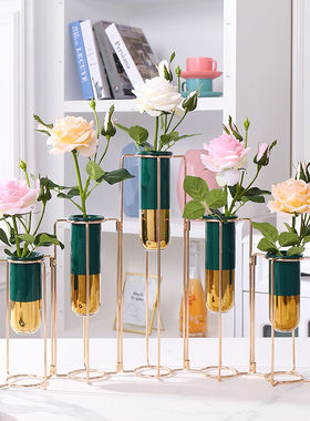 轻奢客厅电视柜陶瓷花瓶摆件北欧现代简约酒柜装饰品餐桌玄关摆设