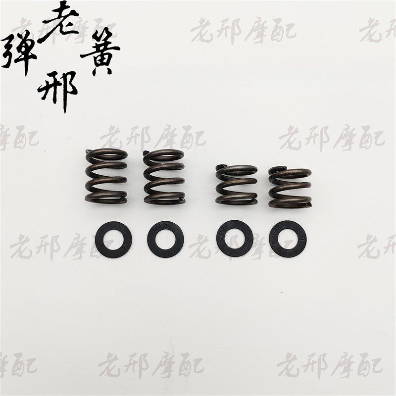 摩托车电动车前减震加强弹簧27 31 33芯避震器加装配件防打底触底