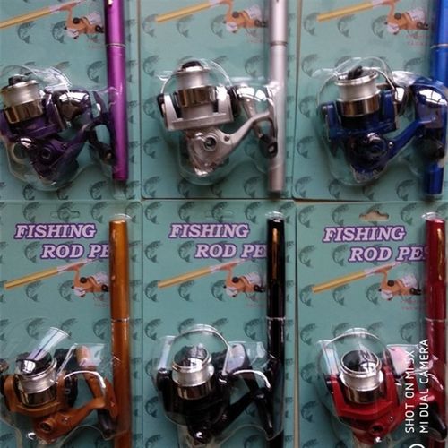 钢笔小微型钓鱼竿1米1.4米1.6米纺车轮套装抛钓路亚筏钓厂家