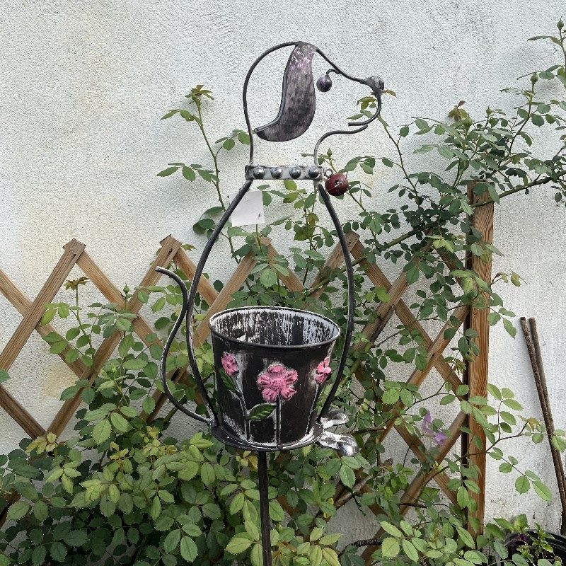 铁艺花园装饰庭院布置户外插件幼儿园露台阳台小院子摆件花架