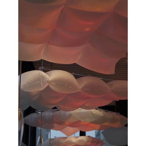 高透明充气抱枕创意diy礼品包装气囊枕芯长条炮架便携沙发空气靠