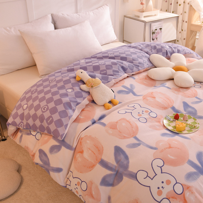 订定做订制全棉纯棉磨毛被套被罩150180*200*215*229*230*250cm