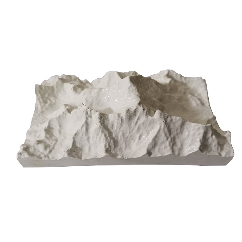 水泥工艺品摆e件珠穆朗玛峰微缩模型鱼缸造景微景观雪山扩香石礼