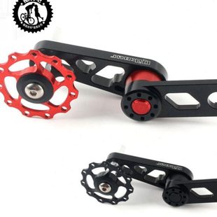 litepro折叠车导链器 椭圆牙盘导轮 链条拉链器铝合金后拨压链器