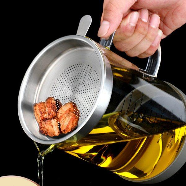 玻璃油壶耐高温家用带滤网储油罐装油瓶厨房过滤油渣壶滤油神器,厨房/烹饪用具,油壶,淘宝优惠券,粉丝福利购,淘宝优惠卷