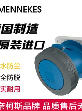 MENNEKES曼奈柯斯暗装防水工业插座Typ-3380附加直插单相三孔125A