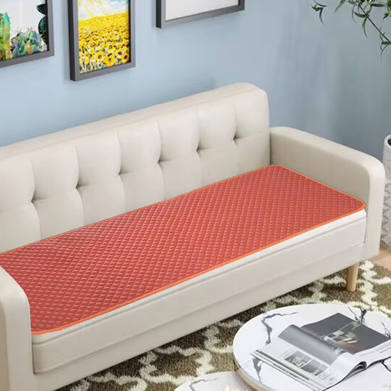 四季通用亚麻坐椅垫木沙发彩麻防滑垫简约真皮办T公室防滑沙发垫