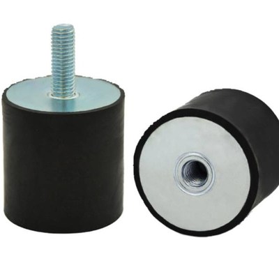 橡胶减震器VD型一端外螺s纹一端内螺纹机器缓冲隔振柱防震垫NHE02