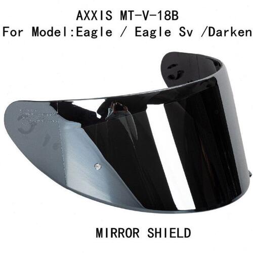 B配件适合T遮阳头盔镜片光XT镜X挡风 M-VMI原厂MT头盔A全盔-18S镀