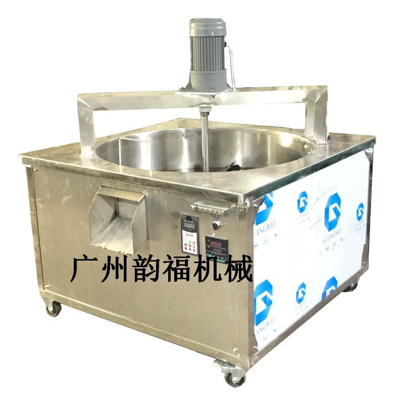 榨油炒料机榨油设k备榨油自动智能炒锅不锈钢平底炒锅 电磁炒货机