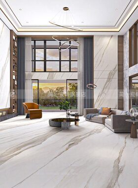 简一超密缝岩板 卡拉拉金大理石瓷砖900*2700大板瓷砖背景墙