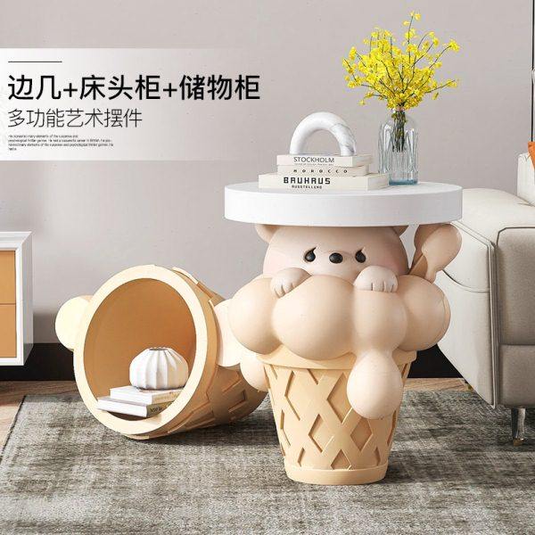 大熊落地摆件茶几家居饰品客厅沙发边几收纳床头搬家乔迁新居礼品,家居饰品,落地摆件,淘宝优惠券,粉丝福利购,淘宝优惠卷