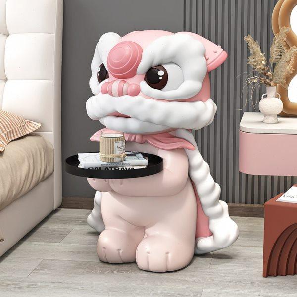 国潮醒狮大型客厅落地摆件电视柜家居饰品沙发开业礼物乔迁新居,家居饰品,落地摆件,淘宝优惠券,粉丝福利购,淘宝优惠卷