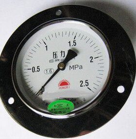Y60轴向带边0.6-1.0-1.6-2.5-4-10-16Mpa压力表 真空表压力真空表