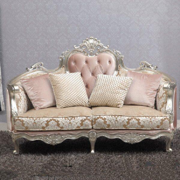 新古典沙发欧式实木沙发家具法式田园别墅小户型客厅布艺沙发简约