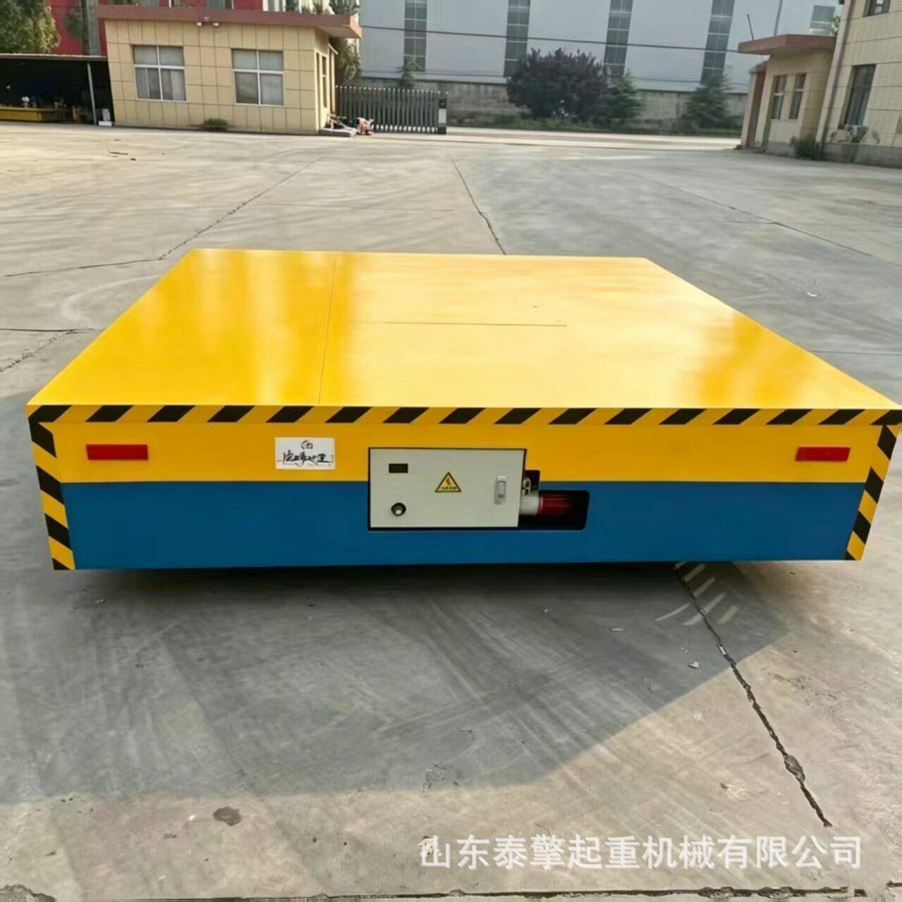 室内外货物搬运平板车工业用智能工具车地平车10吨电动无轨地平车