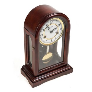 钟机芯机械座钟老式风水镇宅实木打点摆钟上弦链发条中式台钟表