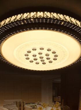 现代简约大气led圆形亚克力客厅卧室吸顶灯豪华温馨星空吸顶灯