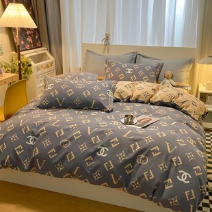 简约加厚全棉被套单件纯棉单人学生床上被罩双人H1.5米150x200x23