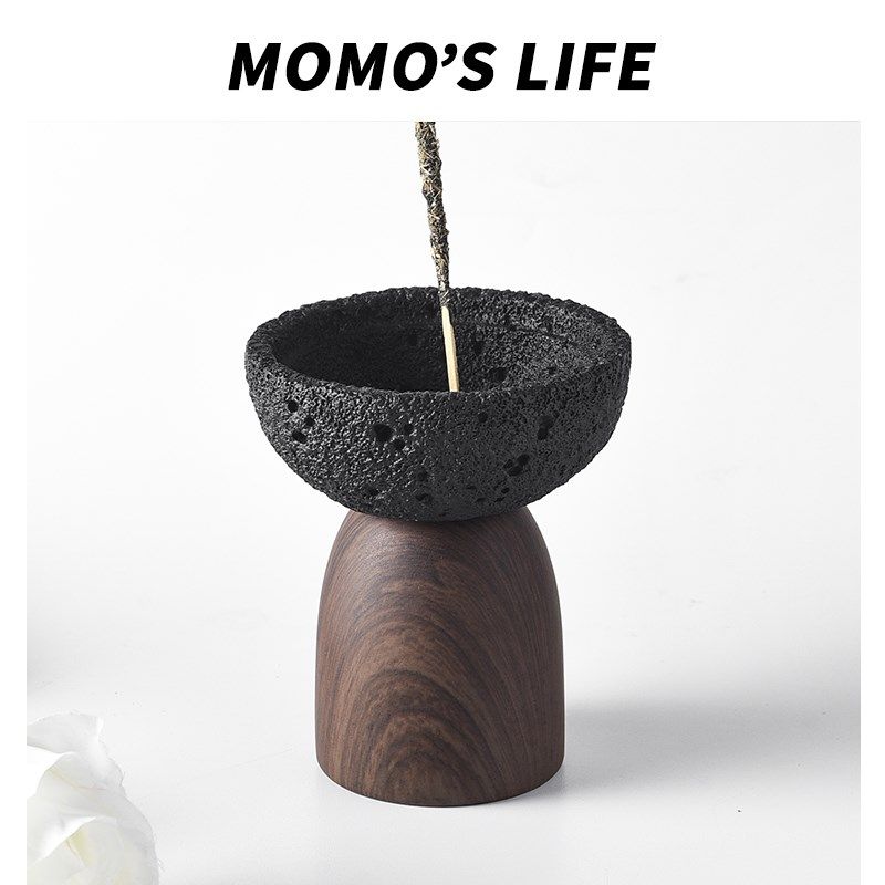 侘寂风线香香插家用复古中式檀香高级创意熏香底座托盘中古摆件,家居饰品,香托/香盘/香座/香插,淘宝优惠券,粉丝福利购,淘宝优惠卷