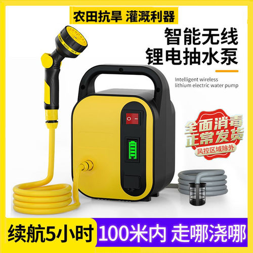抽水泵充电式锂电池家用抽水浇菜神器农用灌溉菜地小型电动抽水机