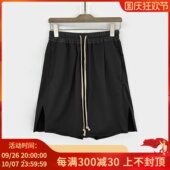 工装 裤 五分裤 夏季 子男女暗黑风 下摆开叉正常裆休闲时尚 2024RO新款