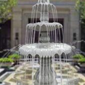 石雕喷泉摆件黄锈石喷泉园林景观水钵欧式 喷水池白麻埃及米黄大理