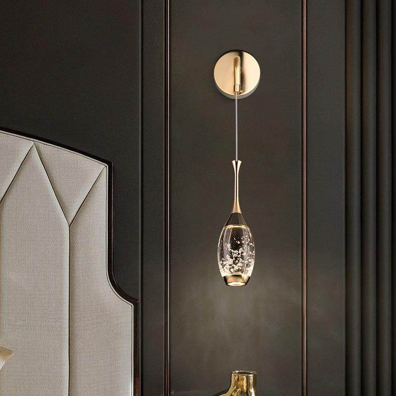 床头水晶壁灯轻奢设计师2024年新款楼梯墙灯客厅卧室灯,电子元器件市场,其它元器件,淘宝优惠券,粉丝福利购,淘宝优惠卷